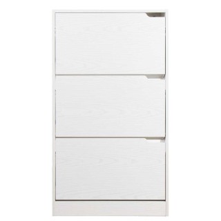 BAKAJI Παπουτσοθήκη 3 Πόρτες Ράφια Διπλού Βάθους Ξύλο MDF 63x24x11... BAKAJI Παπουτσοθήκη 3 Πόρτες Ράφια Διπλού Βάθους Ξύλο MDF 63x24x11...