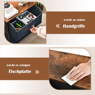 Κομοδίνo με 2 Υφασμάτινα Συρτάρια και Μεταλλικό Πλαίσιο 45 x 30 x 5... Κομοδίνo με 2 Υφασμάτινα Συρτάρια και Μεταλλικό Πλαίσιο 45 x 30 x 5...