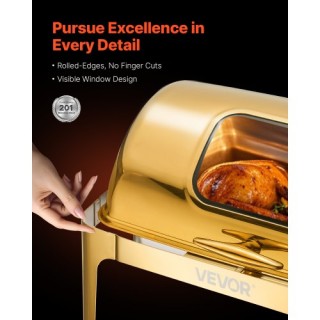 VEVOR Ορθογώνιο Σκεύος Chafing 9Qt με Καπάκι από Ανοξείδωτο Ατσάλι ... VEVOR Ορθογώνιο Σκεύος Chafing 9Qt με Καπάκι από Ανοξείδωτο Ατσάλι ...