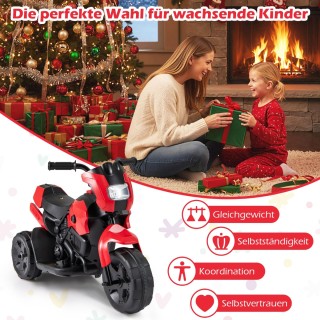 Costway Ηλεκτρικό Παιδικό Τρίτροχο Μηχανάκι 6V με LED Φώτα και Ποδό... Costway Ηλεκτρικό Παιδικό Τρίτροχο Μηχανάκι 6V με LED Φώτα και Ποδό...