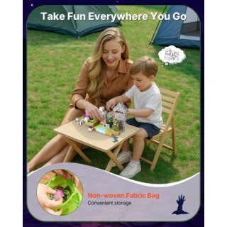 VEVOR Μαγνητικά Μπλοκ 100 Τεμάχια STEM Montessori Zombi Σετ Αισθητή...