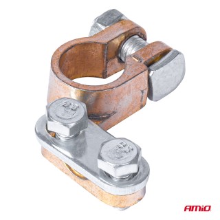 AMiO Τερματικά μπαταρίας από ορείχαλκο 600AMP, 2 τεμ. ,01161 AMiO Τερματικά μπαταρίας από ορείχαλκο 600AMP, 2 τεμ. ,01161