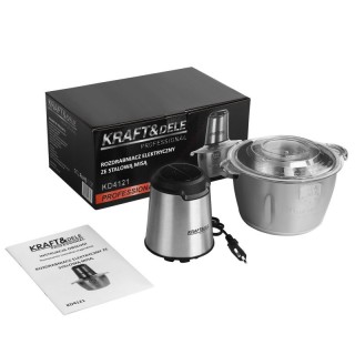 Ηλεκτρικός Πολυκόφτης / Μπλέντερ 2lt με Μεταλλικό Μπολ KD-4121 Kraf... Ηλεκτρικός Πολυκόφτης / Μπλέντερ 2lt με Μεταλλικό Μπολ KD-4121 Kraf...