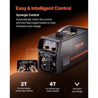 VEVOR Συνεργική Συγκολλητική Μηχανή MIG 250A 5-σε-1 MIGYXHJ5H125812...
