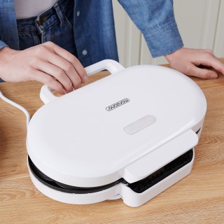 Βαφλιέρα Διπλή Waffle Iron 1200W Λευκό 107273 Monzana Βαφλιέρα Διπλή Waffle Iron 1200W Λευκό 107273 Monzana