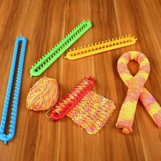 BAKAJI Σετ Πλέξης Βελόνες Κροσέ 4τμχ + Αξεσουάρ Βελόνες Βελονάκι Κα...