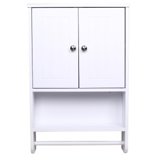 Shally Dogan Λευκός Κρεμαστός Ντουλάπι Μπάνιου με Θήκη για Πετσέτε... Shally Dogan Λευκός Κρεμαστός Ντουλάπι Μπάνιου με Θήκη για Πετσέτε...