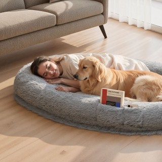 VEVOR Ορθοπεδικό Κρεβάτι Ανθρώπου με Memory Foam 1740x1180x240mm, Π...