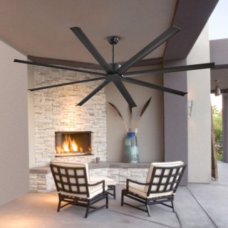 VEVOR Ανεμιστήρας Οροφής Αλουμινίου 244 εκ Χωρίς Φως Τηλεχειριστήρι...