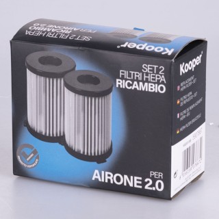Kooper Σετ 2 ανταλλακτικά φίλτρα Hepa για κυκλωνική σκούπα Airone 2...