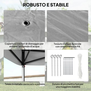 Εξωτερική Πέργκολα με Ρυθμιζόμενο Ύψος και Κουνουπιέρες, από Μέταλλ...