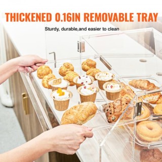 Βιτρίνα Ζαχαροπλαστικής VEVOR, 2 Επίπεδα, Ακρυλική, 52.6x33.5x30.2 ... Βιτρίνα Ζαχαροπλαστικής VEVOR, 2 Επίπεδα, Ακρυλική, 52.6x33.5x30.2 ...