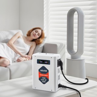 VEVOR 3000VA Βαρέως Τύπου Μετατροπέας Τάσης 110V σε 220V (2400W max... VEVOR 3000VA Βαρέως Τύπου Μετατροπέας Τάσης 110V σε 220V (2400W max...