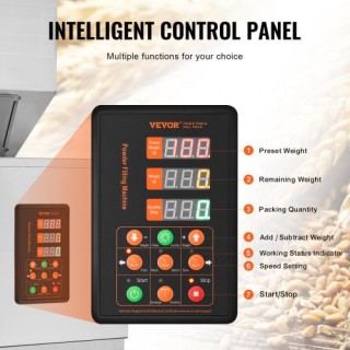 VEVOR Αυτόματη Μηχανή Γεμίσματος Σωματιδίων 10-1000g, Ανοξείδωτη Ζ... VEVOR Αυτόματη Μηχανή Γεμίσματος Σωματιδίων 10-1000g, Ανοξείδωτη Ζ...