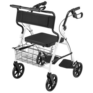 BAKAJI Βοήθημα Περπατήματος Rollator με Επενδεδυμένο Κάθισμα 0200... BAKAJI Βοήθημα Περπατήματος Rollator με Επενδεδυμένο Κάθισμα 0200...