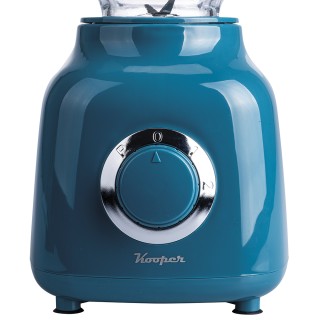 Kooper Ηλεκτρικό μπλέντερ τιρκουάζ με γυάλινη κανάτα 1,5 L, λεπίδες...