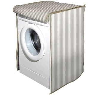 BAKAJI Κάλυμμα Πλυντηρίου Ριγέ Τόρτορα με Φερμουάρ 60x60x80 εκ. 020...