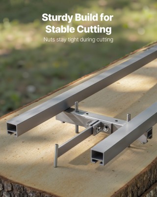 VEVOR Ράγα Οδηγός Αλυσοπρίονου, Ρυθμιζόμενη 4.57μ με Κιτ Δοκών για ...