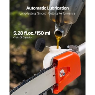 VEVOR 33cc Βενζινοκίνητο Κονταροπρίονο 2-Χρόνου με 8 Λεπίδα ECCYJCS...