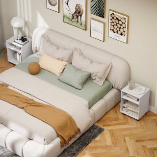 HOMCOM Κινητό Βάθρο Εκτυπωτή με Ρόδες και 2 Ανοιχτά Ράφια από Ξύλο,... HOMCOM Κινητό Βάθρο Εκτυπωτή με Ρόδες και 2 Ανοιχτά Ράφια από Ξύλο,...