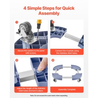 VEVOR Ρυθμιζόμενη Πλαστική Βάση Κάδου με Ρόδες LJTTCLS1JYXKA71A1V0 VEVOR Ρυθμιζόμενη Πλαστική Βάση Κάδου με Ρόδες LJTTCLS1JYXKA71A1V0