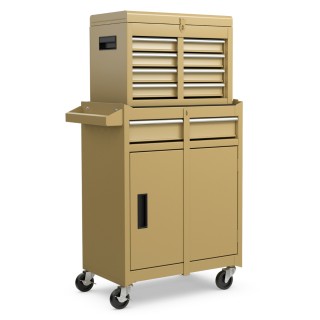 Costway Δίδυμο Εργαλειοφόρο με Ρυθμιζόμενο Ράφι & 8 Θήκες, Κίτρινο,... Costway Δίδυμο Εργαλειοφόρο με Ρυθμιζόμενο Ράφι & 8 Θήκες, Κίτρινο,...