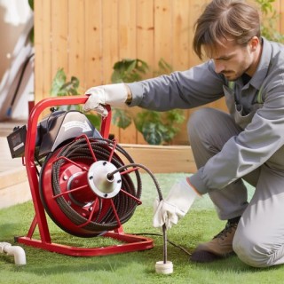 VEVOR Μηχανή Καθαρισμού Αποχέτευσης 50FT x 3/8 Χειροκίνητη & 4 Κόφτ... VEVOR Μηχανή Καθαρισμού Αποχέτευσης 50FT x 3/8 Χειροκίνητη & 4 Κόφτ...