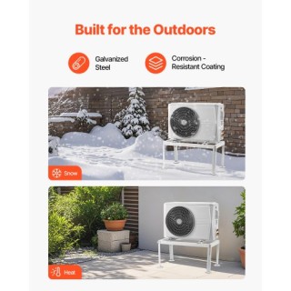 VEVOR Ρυθμιζόμενη Βάση Εδάφους για Κλιματιστικά Mini Split (9000-24...