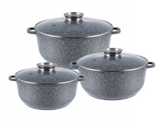 Σετ Κατσαρόλες 3 τμχ 10L / 13L / 18L ZILNER ZL-7056 Σετ Κατσαρόλες 3 τμχ 10L / 13L / 18L ZILNER ZL-7056