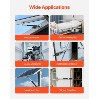 VEVOR 12V Γραμμικός Ενεργοποιητής, 150mm Διαδρομή Ultra Heavy-Duty ...