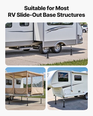 VEVOR Σετ 2 Υποστηρικτικών Γρύλων για Σλάιντ Άουτ Τροχόσπιτου, Ρυθμ...