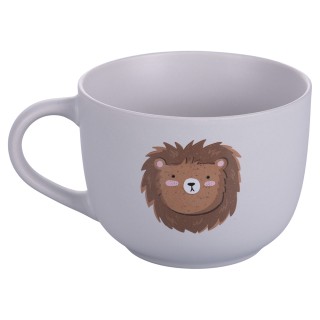 Villa dEste Home Κούπα Πορσελάνης 550 ml Νέας Bone China με Διπλή Ό...