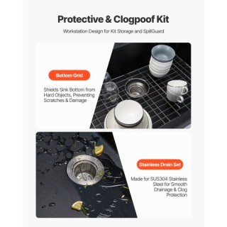 Νεροχύτης Κουζίνας Γρανίτη  635 x 559 x 254 mm Μονή Γούρνα Άνω Εποχ...