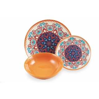 Villa DEste  Σετ πιάτων 18 τεμαχίων από πορσελάνη για 6 διαφορετικά...