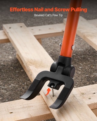 VEVOR Καταστροφέας Παλετών με Άξονα από Ανθρακοχάλυβα 1.1μ, Βάρος 9...