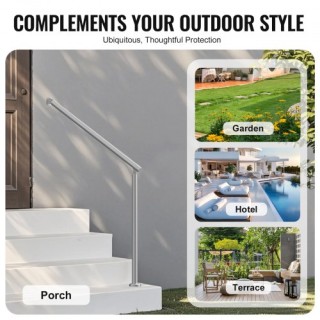 VEVOR Κουπαστές Ανοξείδωτες 100cm για Εξωτερικά Σκαλοπάτια 39.4in ... VEVOR Κουπαστές Ανοξείδωτες 100cm για Εξωτερικά Σκαλοπάτια 39.4in ...