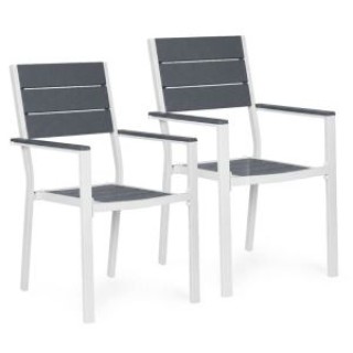 MultiGarden Σετ 2 καρεκλών κήπου για βεράντα ή μπαλκόνι, από ατσάλι...