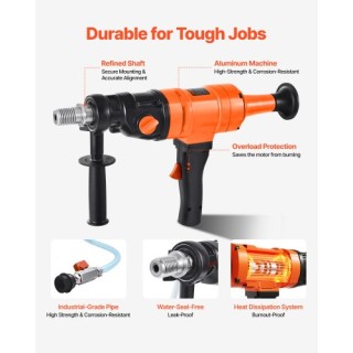 VEVOR Μηχάνημα Διάτρησης Διαμαντιών - Χειροκίνητο Δράπανο Σκυροδέμα... VEVOR Μηχάνημα Διάτρησης Διαμαντιών - Χειροκίνητο Δράπανο Σκυροδέμα...