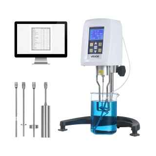 VEVOR Ψηφιακό Περιστροφικό Ιξωδόμετρο 10–100.000 mPa·s με 4 Ρότορες...