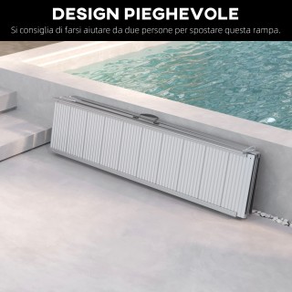 HOMCOM Αναπηρική Ράμπα Αλουμινίου Διπλωτή και Αντιολισθητική για Κα... HOMCOM Αναπηρική Ράμπα Αλουμινίου Διπλωτή και Αντιολισθητική για Κα...