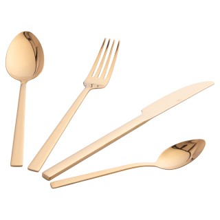 Villa DEste  Σετ 24 μαχαιροπίρουνα από ανοξείδωτο ατσάλι σε λαμπερό...