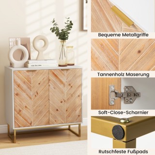 Costway Εξαιρετικός Μπουφές με Φυσική Ομορφιά και Άφθονο Αποθηκευτι... Costway Εξαιρετικός Μπουφές με Φυσική Ομορφιά και Άφθονο Αποθηκευτι...