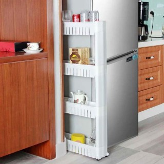 BAKAJI  Καρότσι Καρελίνιο Λεπτό Εξοικονόμησης Χώρου Κουζίνα Μπάνιο ...