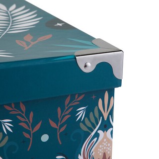 Σετ 6  Κουτιών με Μεταλλικές Γωνίες Boxn Peace 48 x 33,5 x 16 cm Πε...