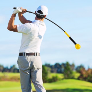 Costway Εκπαιδευτικό Εργαλείο Γκολφ 100cm με Βάρος Κεφαλής για Λαβή...