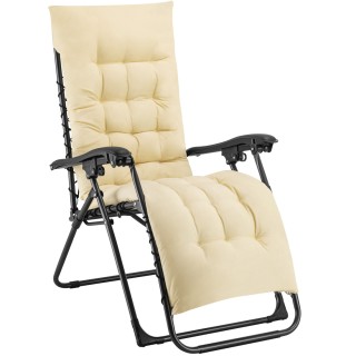 BAKAJI Πτυσσόμενη Καρέκλα Κήπου με Μαξιλάρι και Μεταλλικό Σκελετό Μ... BAKAJI Πτυσσόμενη Καρέκλα Κήπου με Μαξιλάρι και Μεταλλικό Σκελετό Μ...