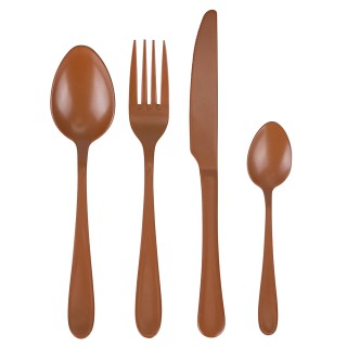 Villa DEste  Σετ 24 μαχαιροπίρουνα από ανοξείδωτο ατσάλι σε ματ από...