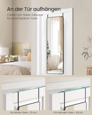 Ορθογώνιος Ολόσωμος Καθρέφτης με Μεταλλικό Πλαίσιο 120x40 cm Μαύρο ... Ορθογώνιος Ολόσωμος Καθρέφτης με Μεταλλικό Πλαίσιο 120x40 cm Μαύρο ...