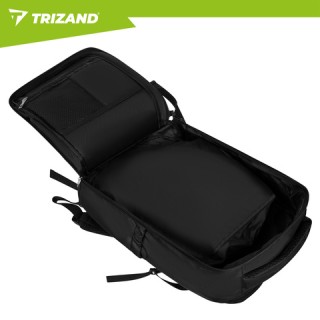 Trizand Σακίδιο Πλάτης Ταξιδιού 40 x 20 x 25 cm με USB, Μαύρο 27615 Trizand Σακίδιο Πλάτης Ταξιδιού 40 x 20 x 25 cm με USB, Μαύρο 27615
