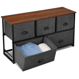 Μονάδα Οργάνωσης Συρταριών με 5 Υφασμάτινα Συρτάρια 100 x 30 x 53,5...